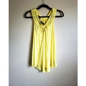 By&by Yellow flowy top